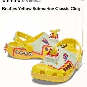 CROCS Men's Yellow Submarine Sandals